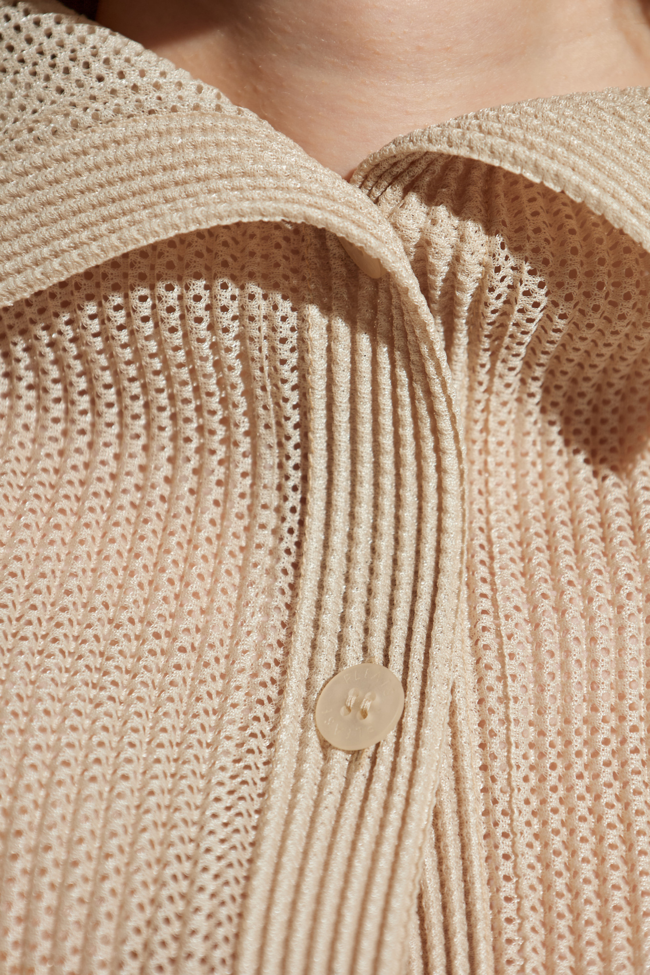 Pleats Please Issey Miyake Lace shirt | Women's Clothing